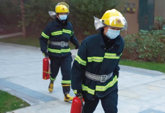 泛海物業全國各地項目組織消防疏散演練